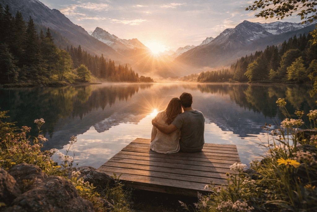 Bergsee und Waldlandschaft – Ruhe und Natur erleben