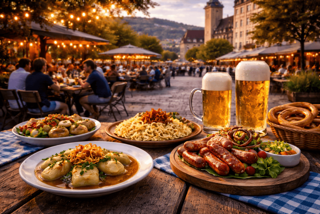 Schwäbische Spezialitäten und moderne Restaurants in Stuttgart