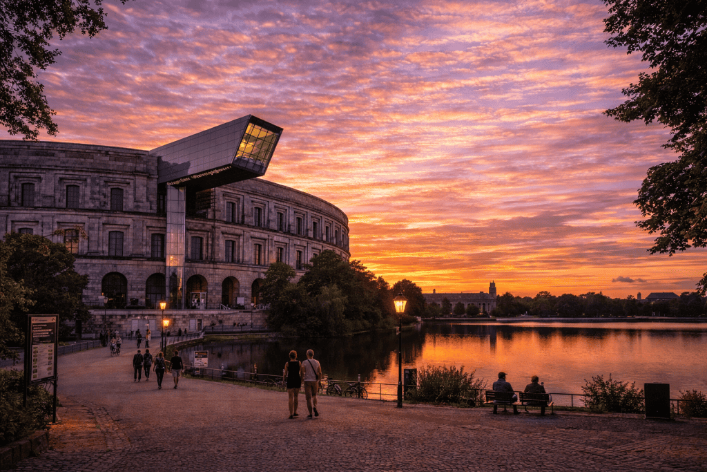 Dokumentationszentrum Reichsparteitagsgelände Nürnberg mit Kongresshalle