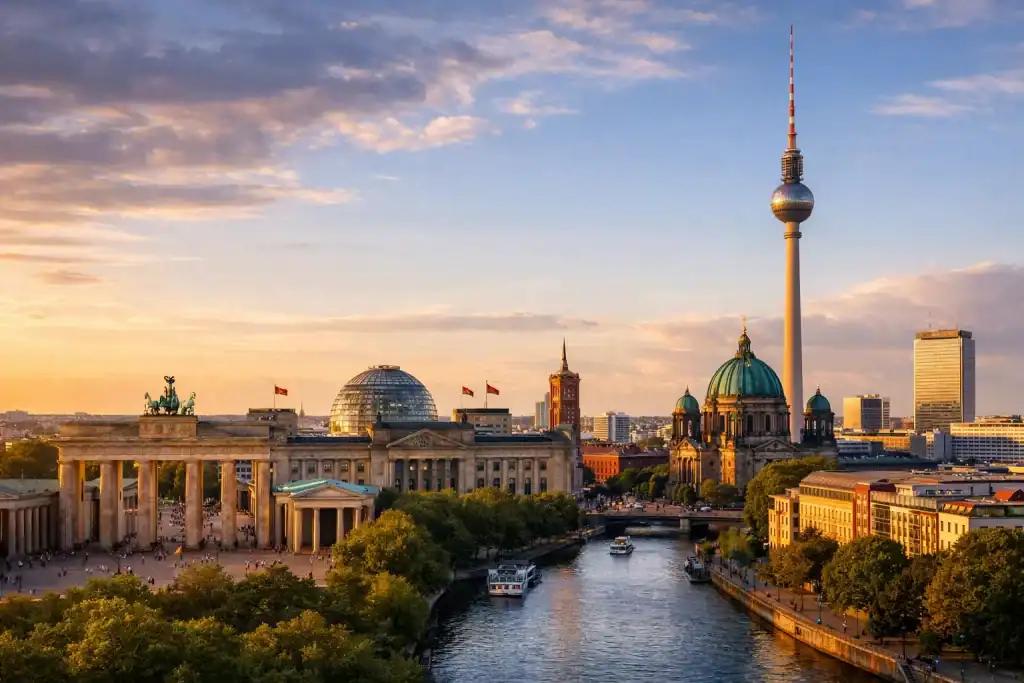 Mehrere Berliner Sehenswürdigkeiten