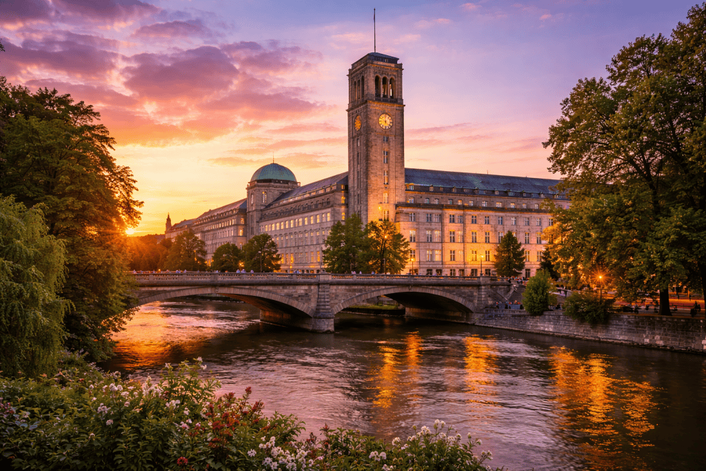 Deutsches Museum in München an der Isar