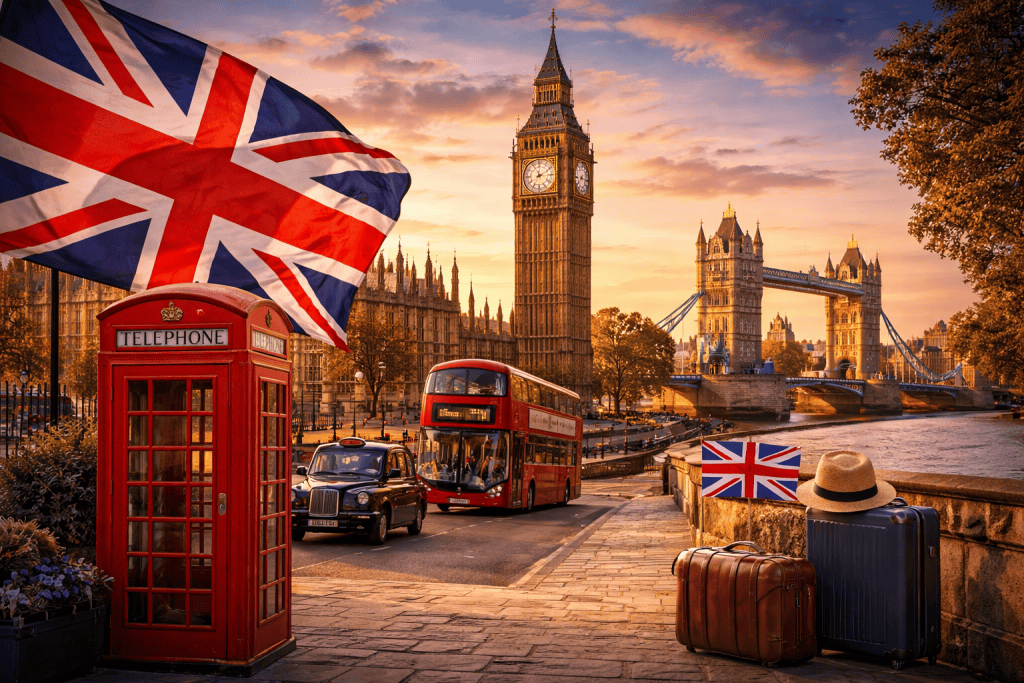 Aussicht über England