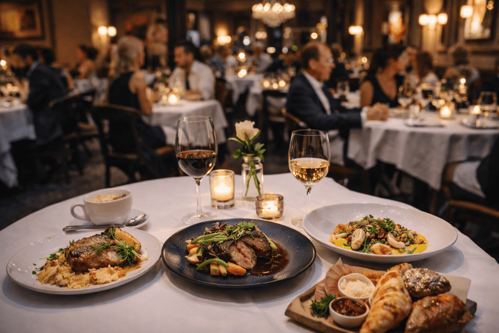 Fine Dining Restaurant in Berlin mit elegantem Ambiente