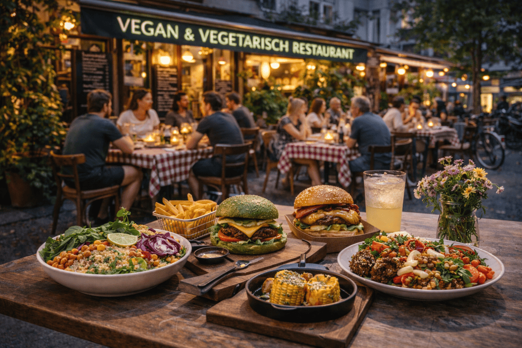 Veganes Restaurant in Berlin mit pflanzlichen Gerichten