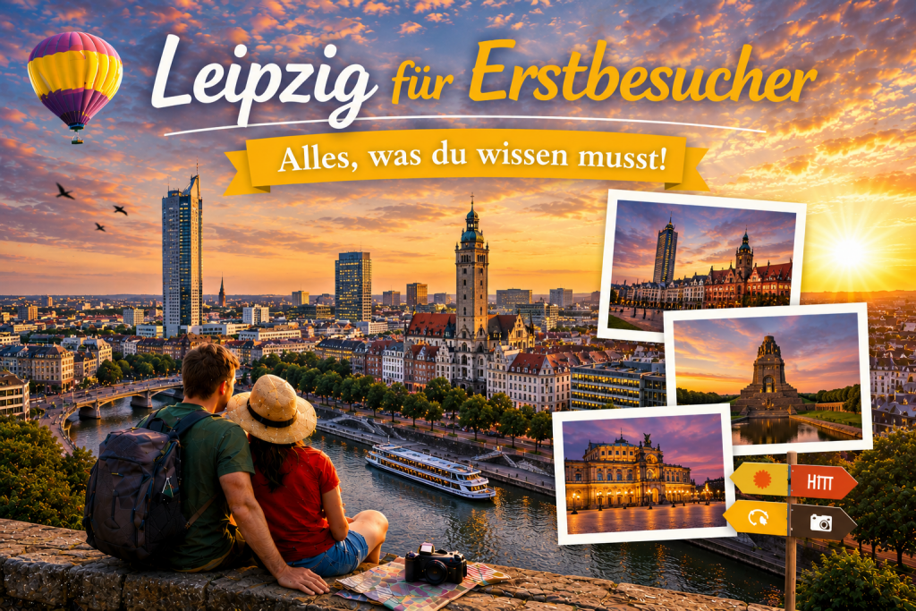 Skyline von Leipzig erblicken