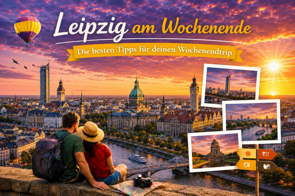 Skyline von Leipzig erblicken